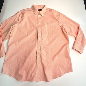 Ralph Lauren Orange Checkered Dress Shirt